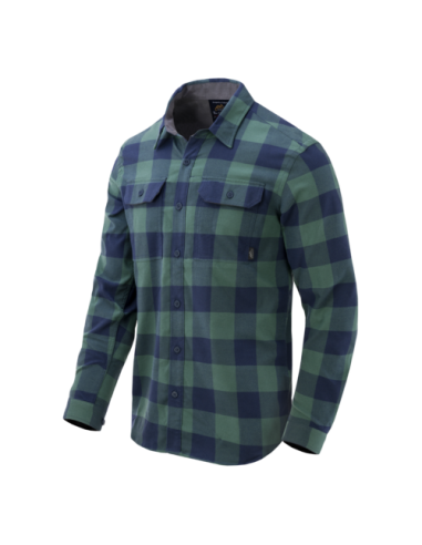 Camisa Greyman Azul Verde Ambar Helikon-Tex