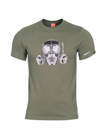 Camiseta Pentagon Máscara Antigás Verde