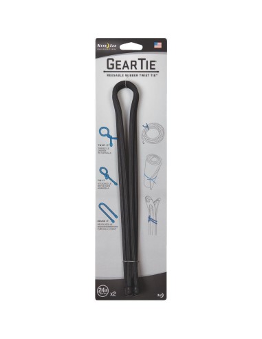 GEAR TIE 24" - DESERT NEGRO 2PK NITE IZE