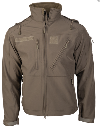 Chaqueta de Softshell Miltec Verde