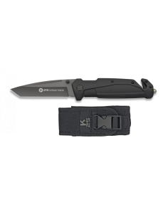 Navaja Táctica K25 Negra Goma