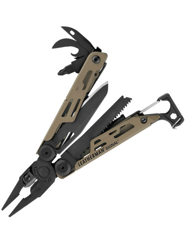 Navaja Multiusos Leatherman Signal Marrón