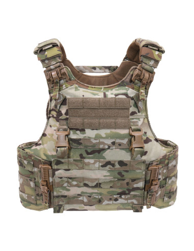 Chaleco Porta Placas Cuádruple Liberación Warrior Assault Multicam