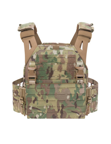 Chaleco Porta Placas Perfil Bajo V2 Laser Cut Warrior Assault Multicam