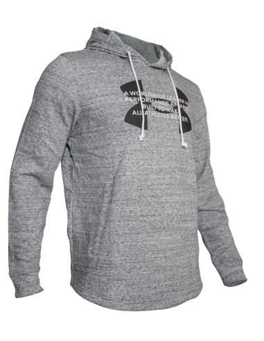 Sudadera con Capucha Under Armour Riva Terry Gris Claro