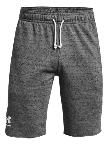 Pantalones Cortos Under Armour Rival Felpa Gris Claro