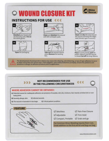 Kit Rhino Rescue cierre de heridas