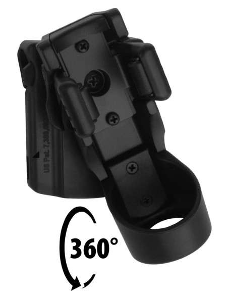 Porta Linterna 34mm ESP Con Clip Para Cinturón