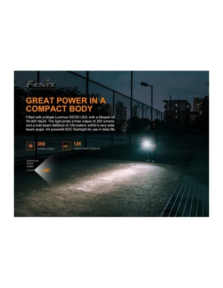 Linterna E20-V2.0 350 lúmenes