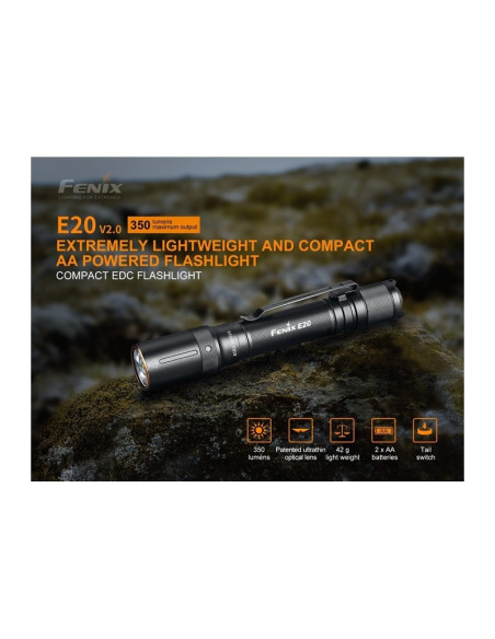 Linterna E20-V2.0350 lúmenes