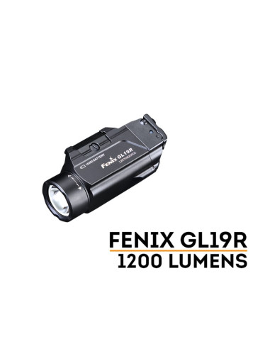 Linterna Táctica Fenix GL19R indestructible con 1200 lúmenes