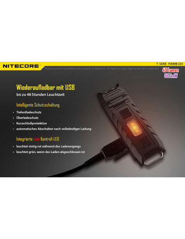 Linterna THUMB Nitecore