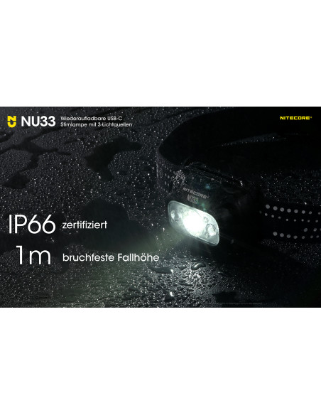 Linterna Frontal NU33 Nitecore