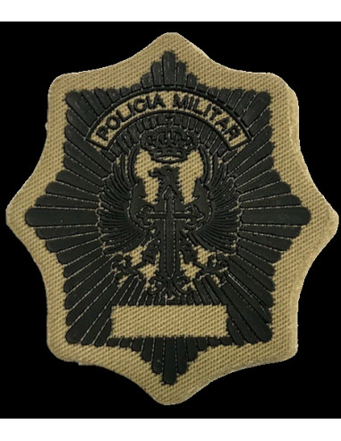 Parche Policía Militar PVC