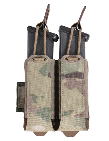 Porta Cargador Warrior Assault Doble Bungee 9mm