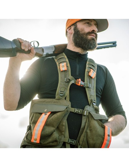Chaleco Mochila de Caza Suede Jungla Pro Nature by Marsupio