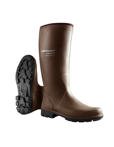 Botas de agua Purofort Terroir Pro marrón Dunlop