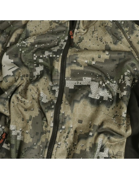 Jersey de caza con cremallera Ridge Light Desolve Swedteam
