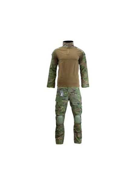 Traje de Combate Immortal Warrior Boscoso Pixelado