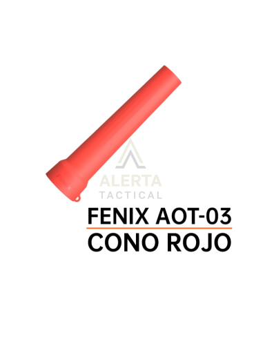 Cono Tráfico color rojo AOT-03 Fenix