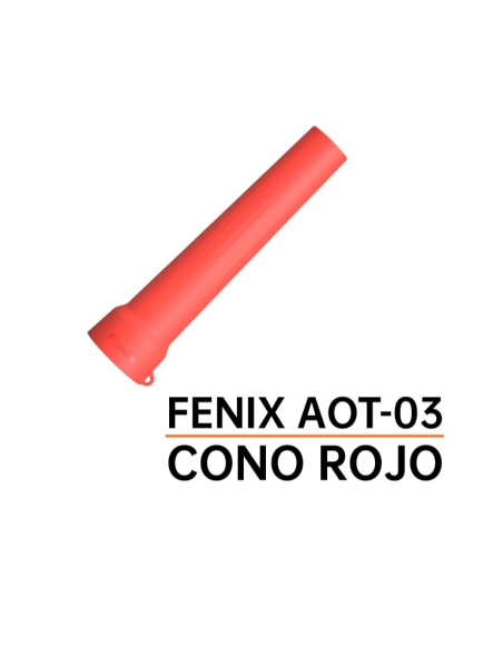 Cono Tráfico color rojo AOT-03 Fenix