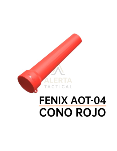 Cono Tráfico color rojo Fenix AOT-04