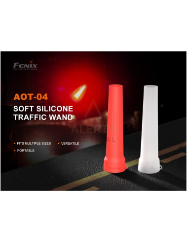 Cono Tráfico color rojo Fenix AOT-04