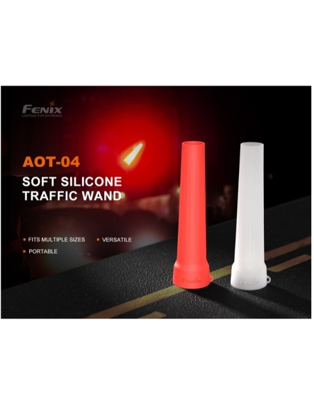 Cono Tráfico color rojo Fenix AOT-04
