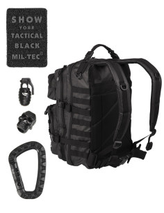 Mochila Miltec Táctical Black Grande 2