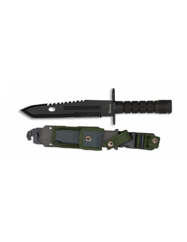 Cuchillo Bayoneta Negro Albainox