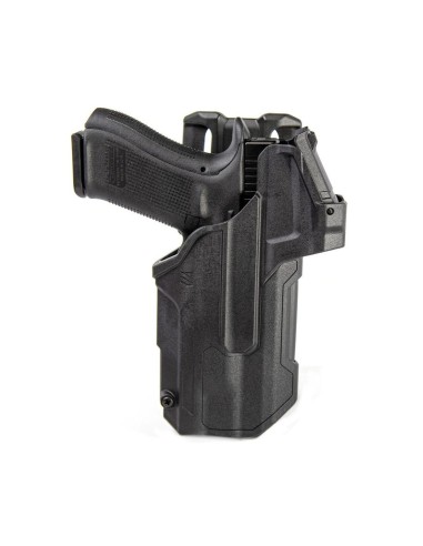 Funda de servicio BLACKHAWK! T-SERIES de Nivel 2 - GLOCK17 con linterna TLR 8 / RDS