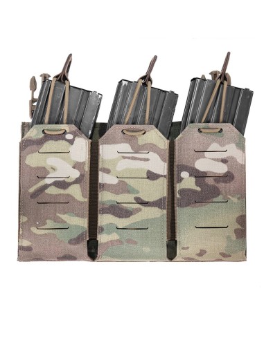 Porta Cargador Triple Bungee 5.56 Warrior Assault Multicam