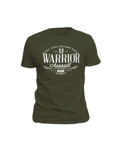 Camiseta Vintage Warrior Assault Verde