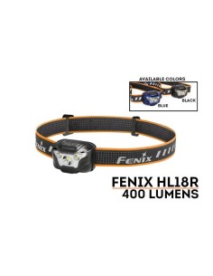 Frontal HL18R 400 lúmenes luz cálida para trailrunning Fenix