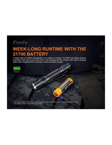 Linterna Fénix PD36 TAC Táctica de 3000 lúmenes