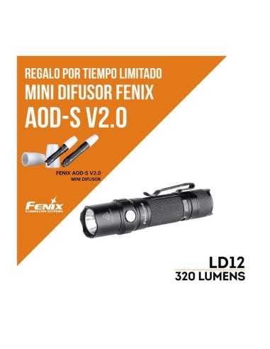 Linterna Led Fénix LD12 320 Lumens Y 5 Modos