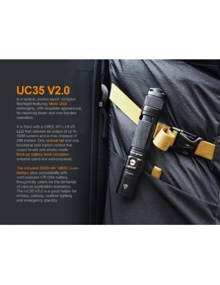 Linterna UC35V2 1000 Lúmenes